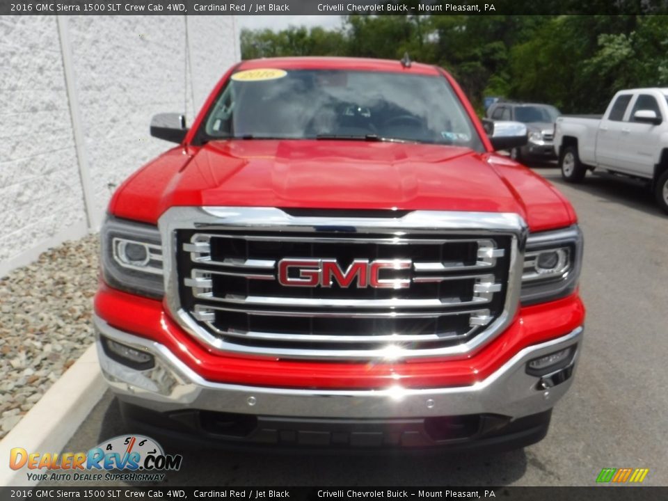 2016 GMC Sierra 1500 SLT Crew Cab 4WD Cardinal Red / Jet Black Photo #6