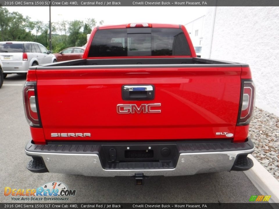 2016 GMC Sierra 1500 SLT Crew Cab 4WD Cardinal Red / Jet Black Photo #10
