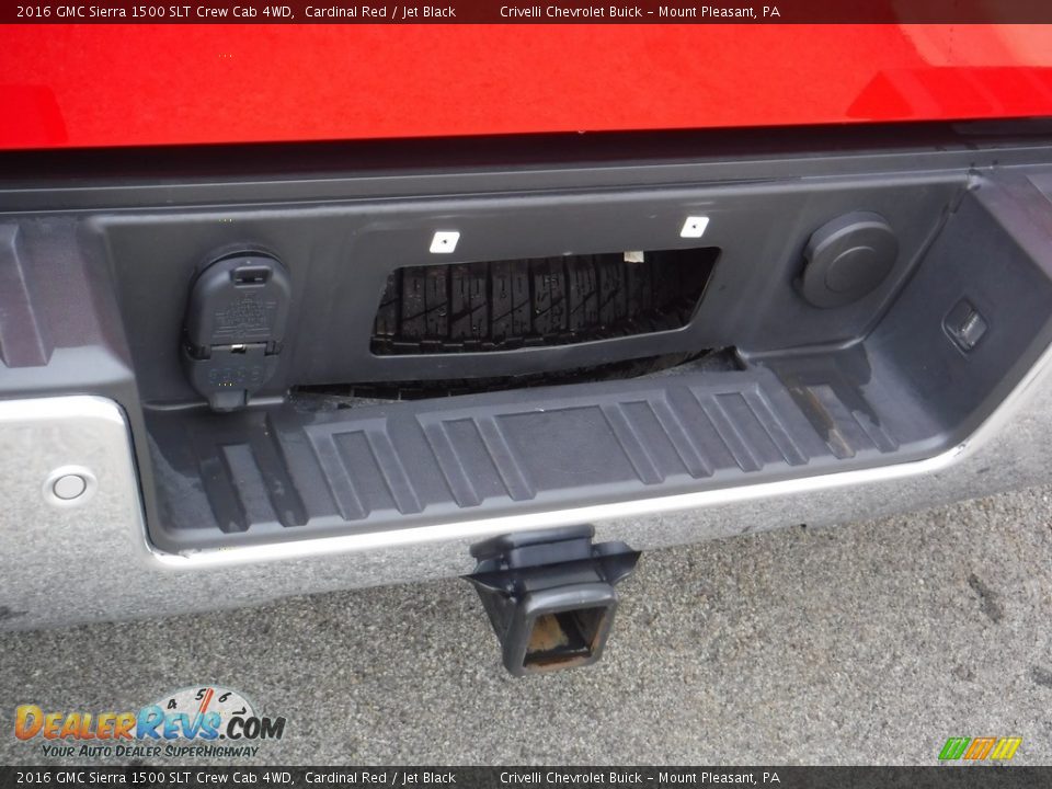 2016 GMC Sierra 1500 SLT Crew Cab 4WD Cardinal Red / Jet Black Photo #12