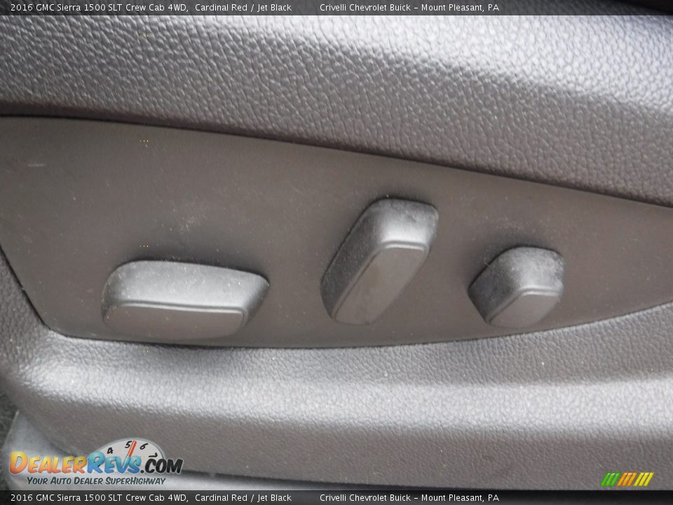 2016 GMC Sierra 1500 SLT Crew Cab 4WD Cardinal Red / Jet Black Photo #18