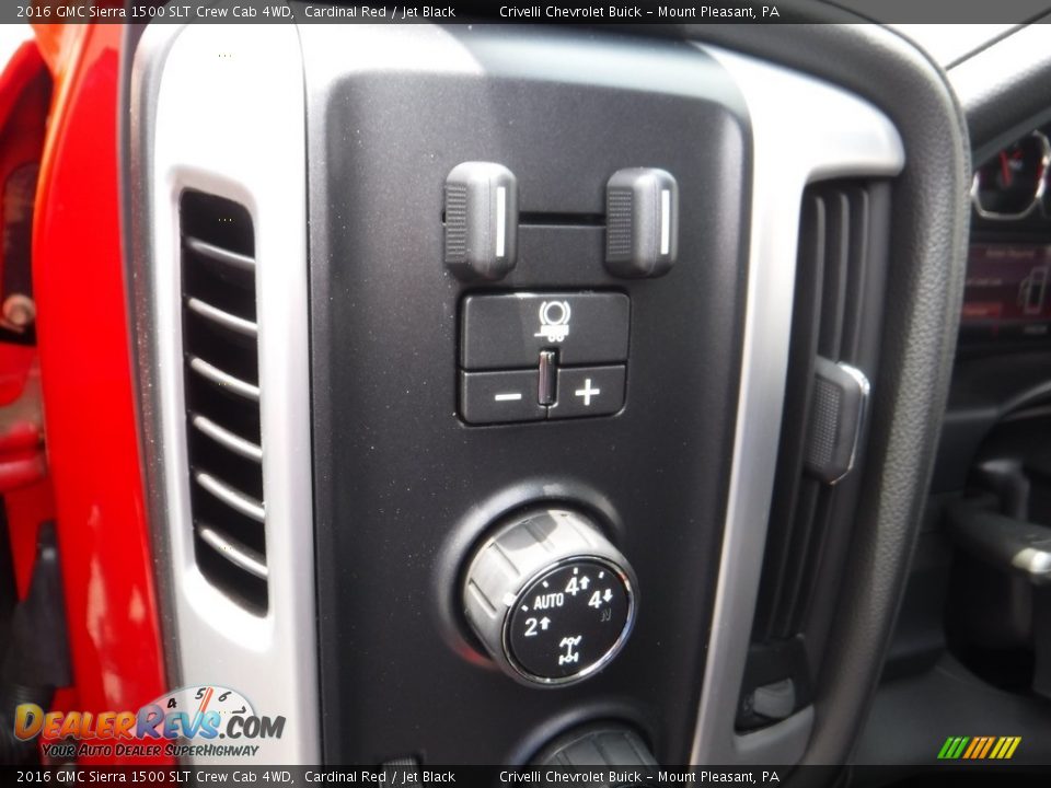 2016 GMC Sierra 1500 SLT Crew Cab 4WD Cardinal Red / Jet Black Photo #23