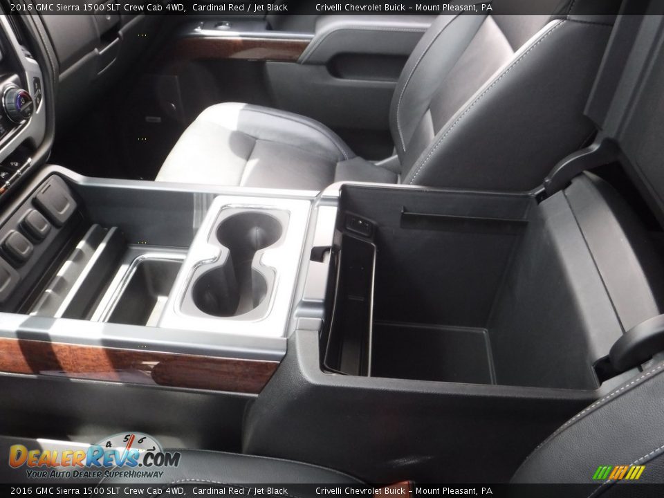 2016 GMC Sierra 1500 SLT Crew Cab 4WD Cardinal Red / Jet Black Photo #24