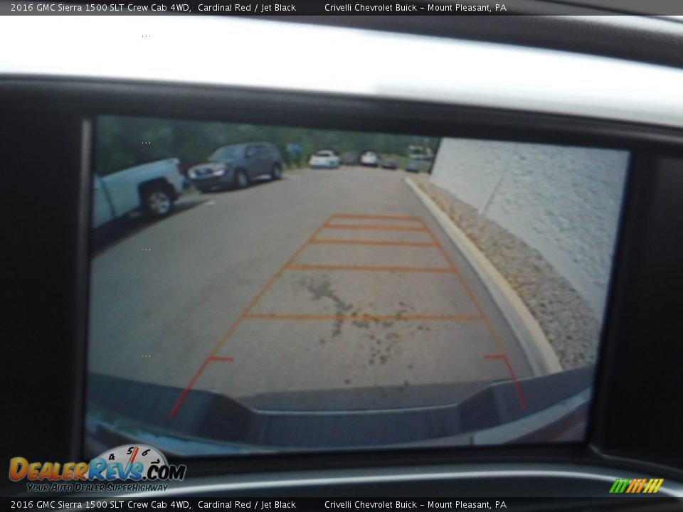 2016 GMC Sierra 1500 SLT Crew Cab 4WD Cardinal Red / Jet Black Photo #26