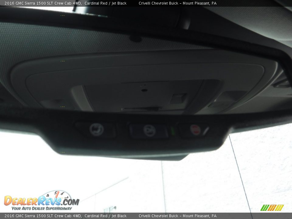 2016 GMC Sierra 1500 SLT Crew Cab 4WD Cardinal Red / Jet Black Photo #29