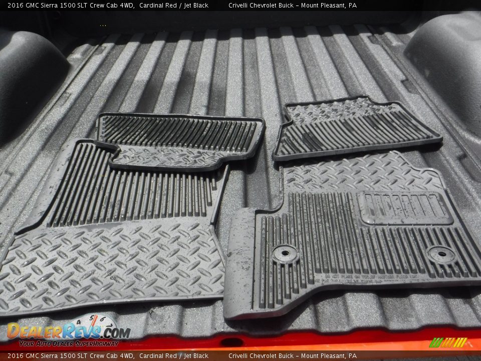 2016 GMC Sierra 1500 SLT Crew Cab 4WD Cardinal Red / Jet Black Photo #36