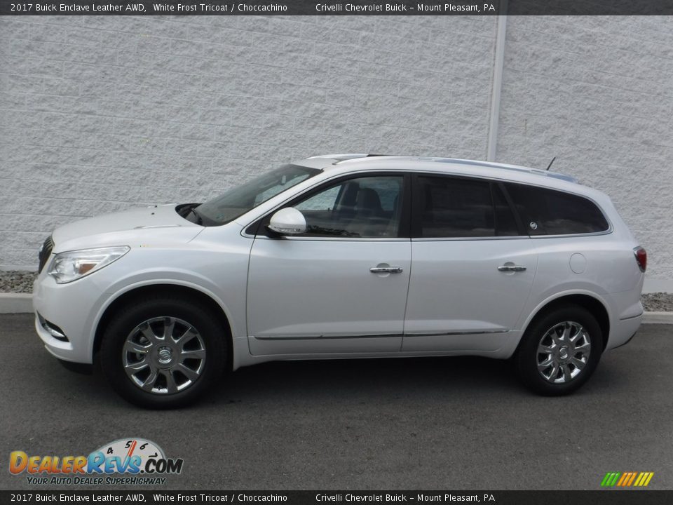 White Frost Tricoat 2017 Buick Enclave Leather AWD Photo #2