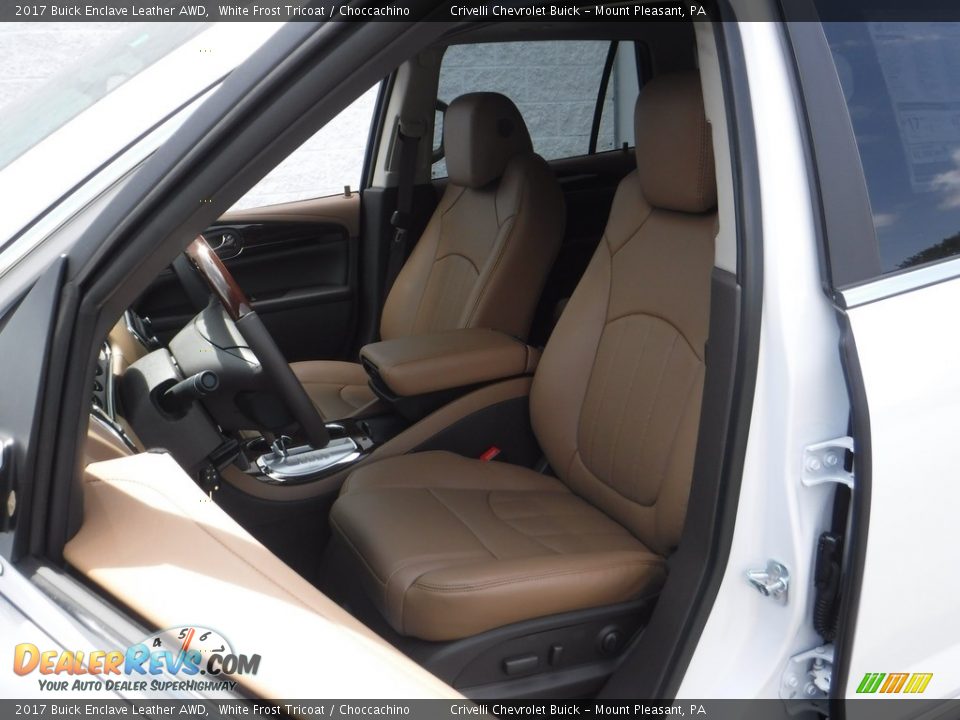 Front Seat of 2017 Buick Enclave Leather AWD Photo #12