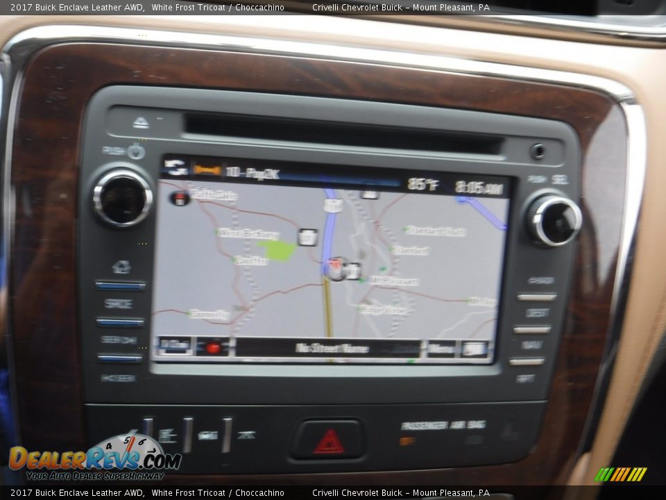 Navigation of 2017 Buick Enclave Leather AWD Photo #14