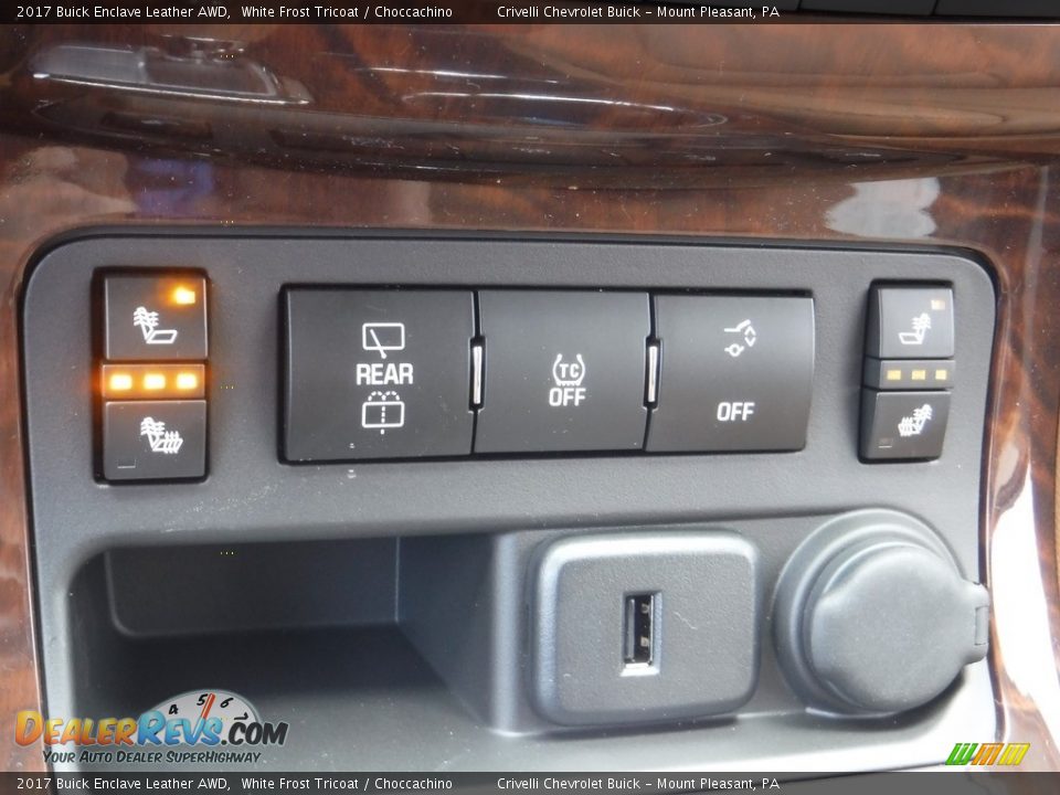 Controls of 2017 Buick Enclave Leather AWD Photo #20