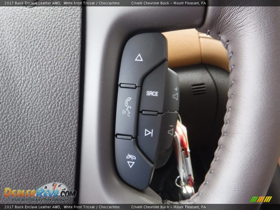 Controls of 2017 Buick Enclave Leather AWD Photo #25