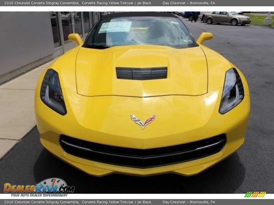 2016 Chevrolet Corvette Stingray Convertible Corvette Racing Yellow Tintcoat / Jet Black Photo #2