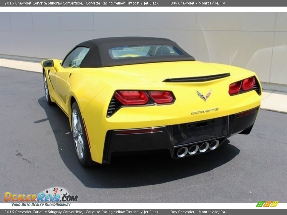 2016 Chevrolet Corvette Stingray Convertible Corvette Racing Yellow Tintcoat / Jet Black Photo #8