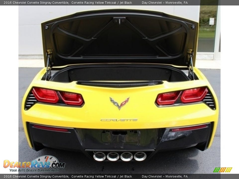 2016 Chevrolet Corvette Stingray Convertible Corvette Racing Yellow Tintcoat / Jet Black Photo #11