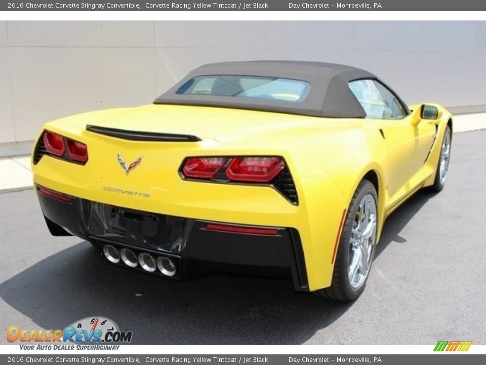 2016 Chevrolet Corvette Stingray Convertible Corvette Racing Yellow Tintcoat / Jet Black Photo #13