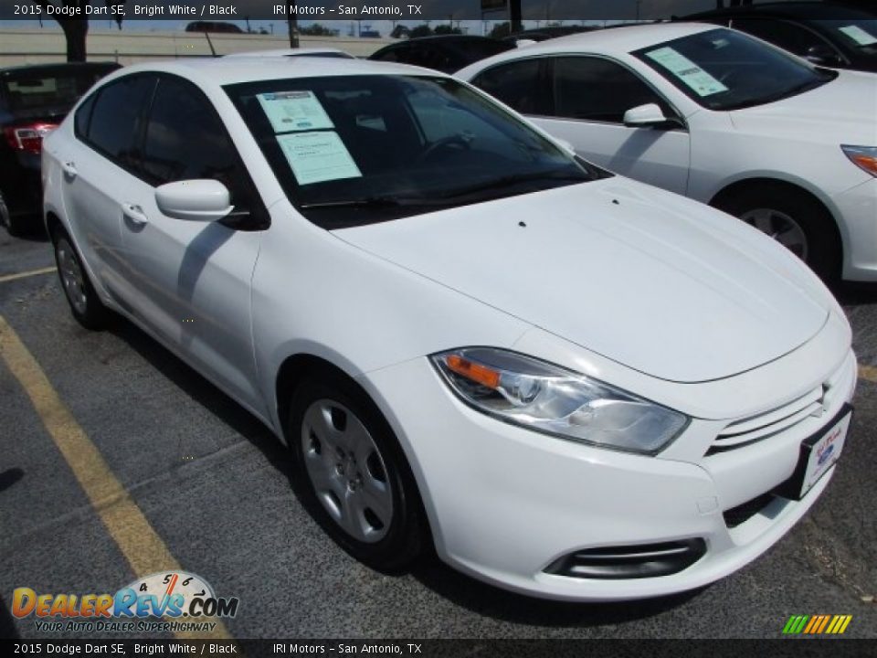 2015 Dodge Dart SE Bright White / Black Photo #2