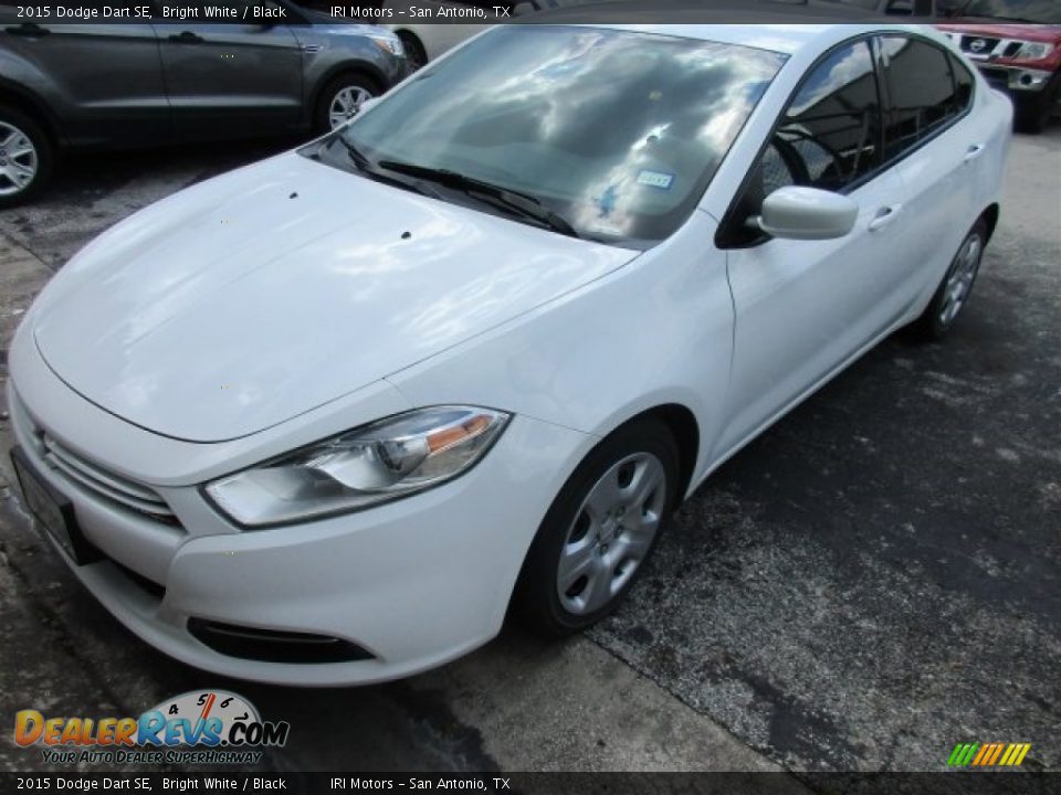 2015 Dodge Dart SE Bright White / Black Photo #3