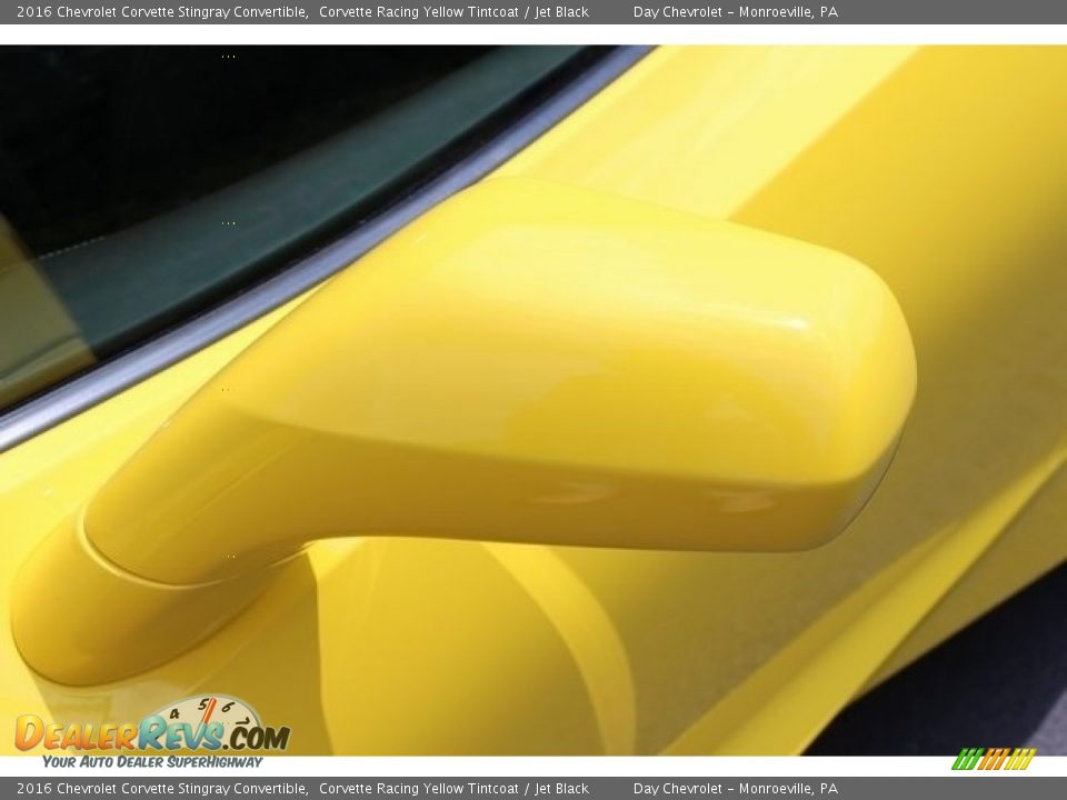 2016 Chevrolet Corvette Stingray Convertible Corvette Racing Yellow Tintcoat / Jet Black Photo #16