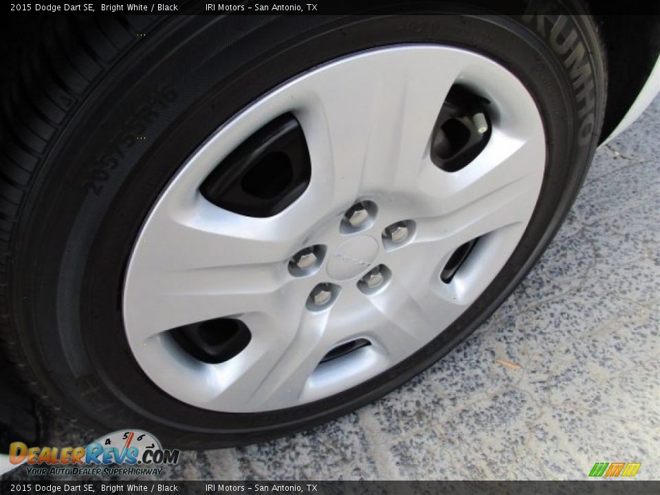 2015 Dodge Dart SE Bright White / Black Photo #6