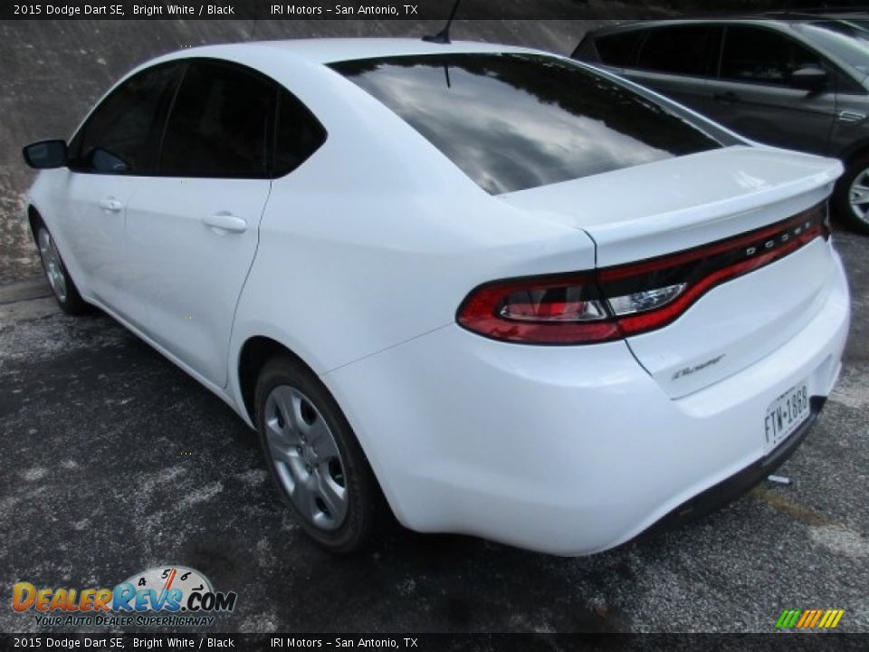 2015 Dodge Dart SE Bright White / Black Photo #7