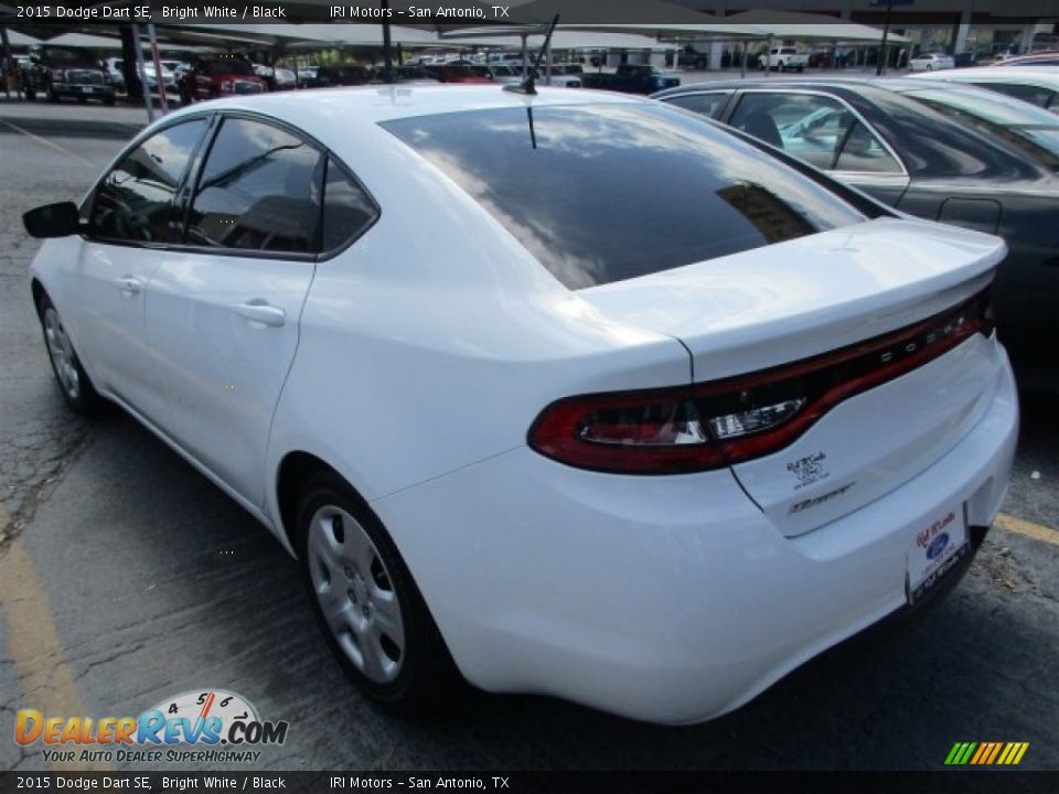 2015 Dodge Dart SE Bright White / Black Photo #8