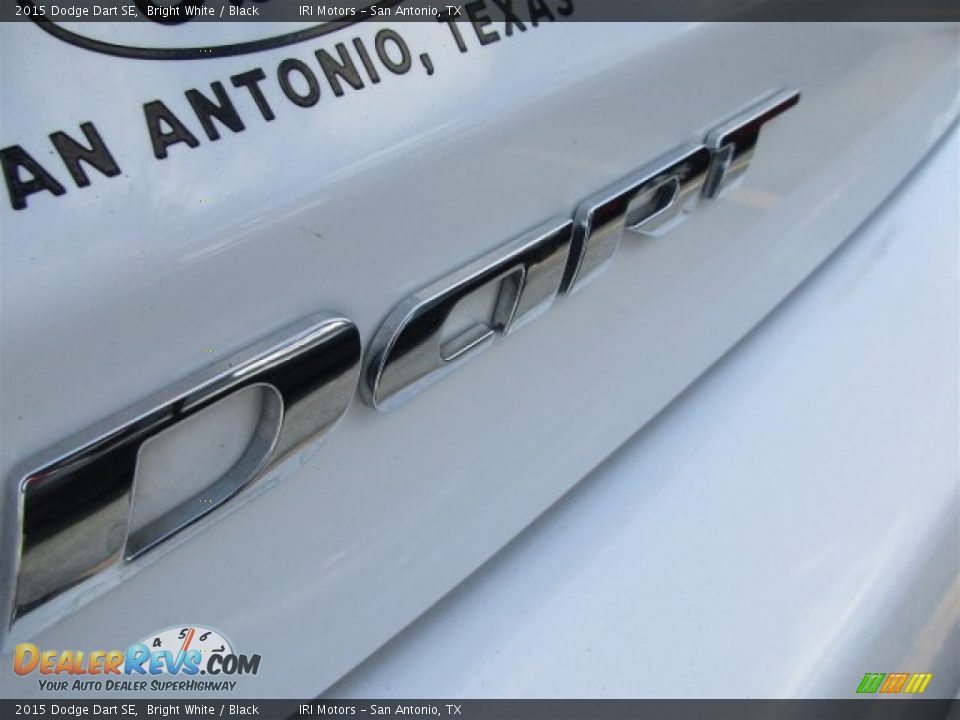 2015 Dodge Dart SE Bright White / Black Photo #10