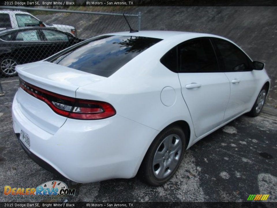 2015 Dodge Dart SE Bright White / Black Photo #11