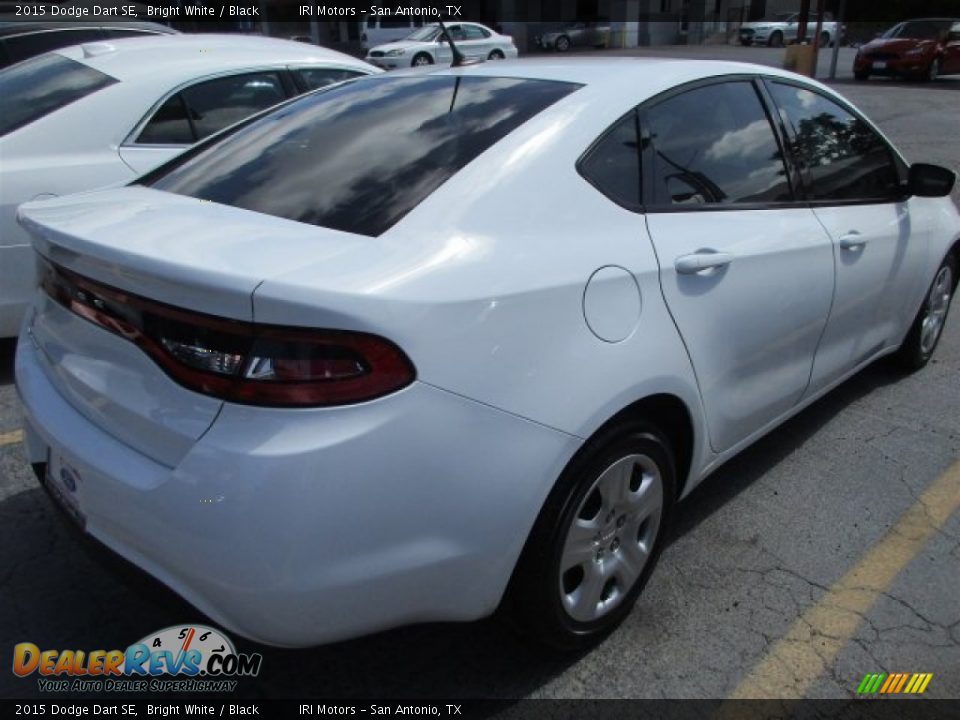 2015 Dodge Dart SE Bright White / Black Photo #12