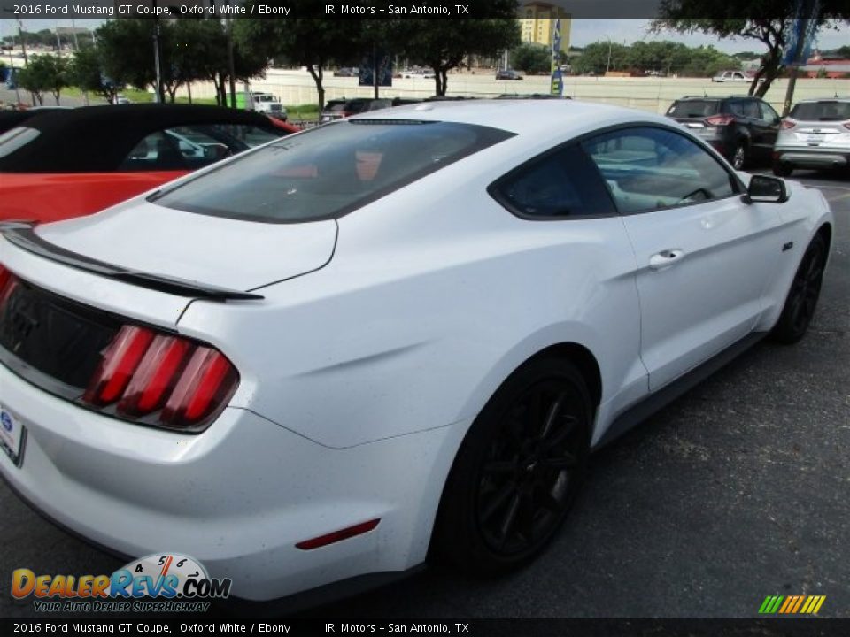 2016 Ford Mustang GT Coupe Oxford White / Ebony Photo #6