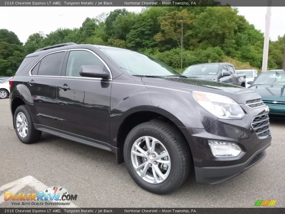 2016 Chevrolet Equinox LT AWD Tungsten Metallic / Jet Black Photo #3