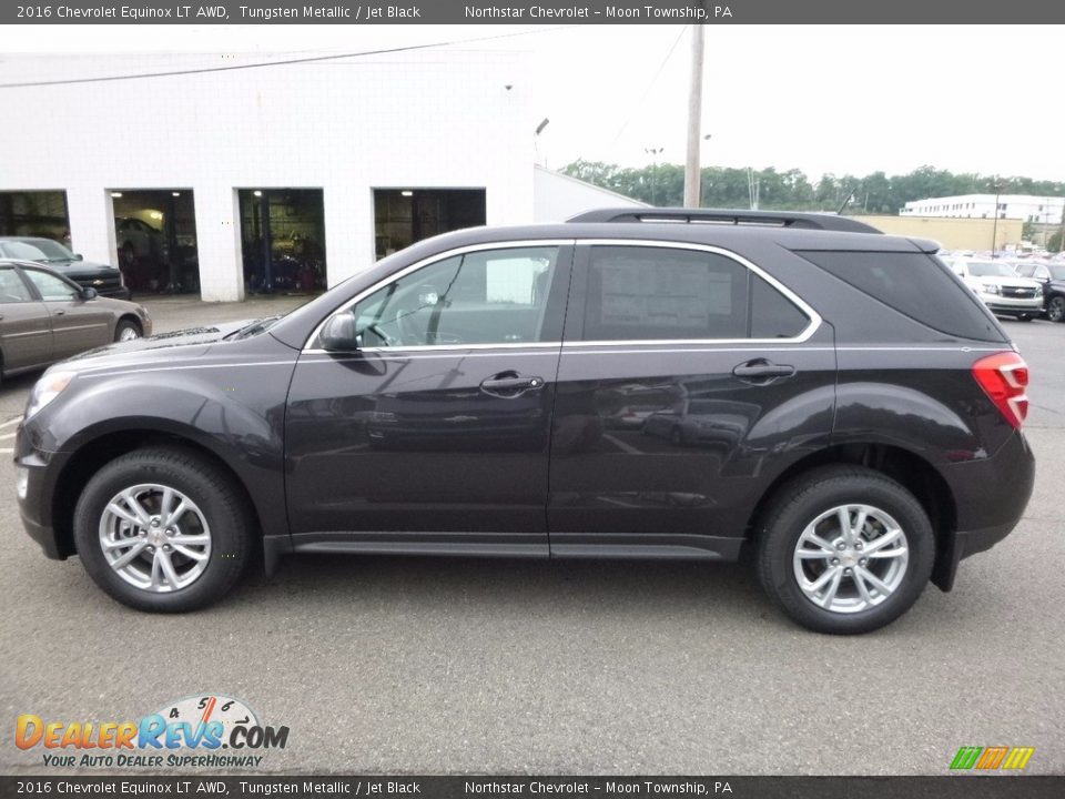 2016 Chevrolet Equinox LT AWD Tungsten Metallic / Jet Black Photo #9