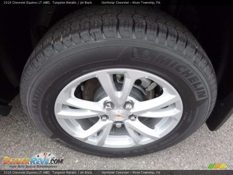 2016 Chevrolet Equinox LT AWD Tungsten Metallic / Jet Black Photo #10