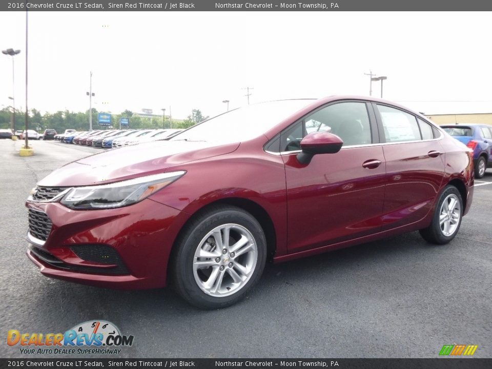 2016 Chevrolet Cruze LT Sedan Siren Red Tintcoat / Jet Black Photo #1