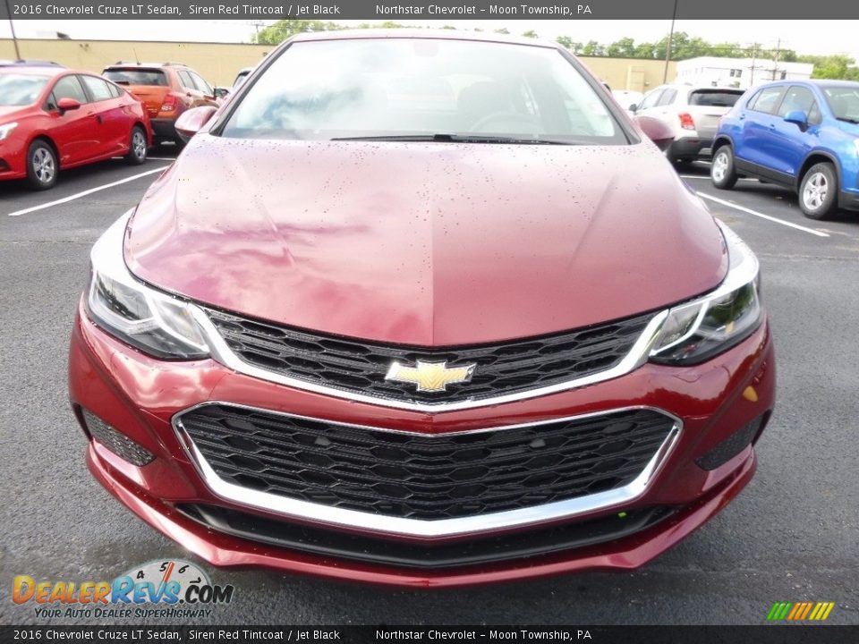 2016 Chevrolet Cruze LT Sedan Siren Red Tintcoat / Jet Black Photo #2