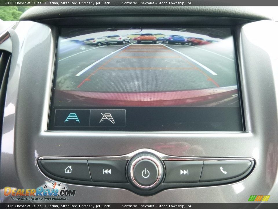 2016 Chevrolet Cruze LT Sedan Siren Red Tintcoat / Jet Black Photo #19