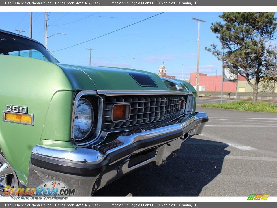 1973 Chevrolet Nova Coupe Light Green Metallic / Black Photo #10