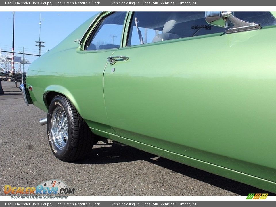 1973 Chevrolet Nova Coupe Light Green Metallic / Black Photo #11