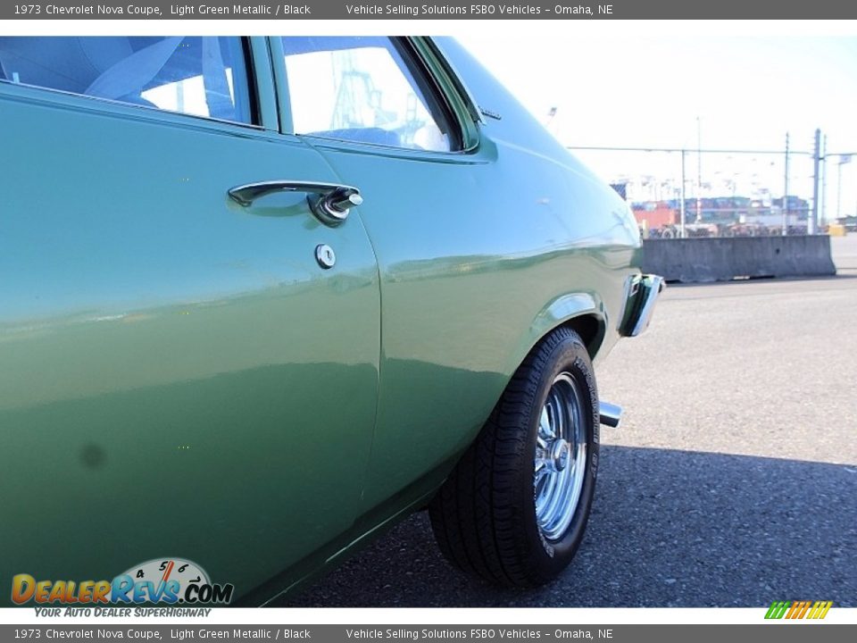 1973 Chevrolet Nova Coupe Light Green Metallic / Black Photo #13