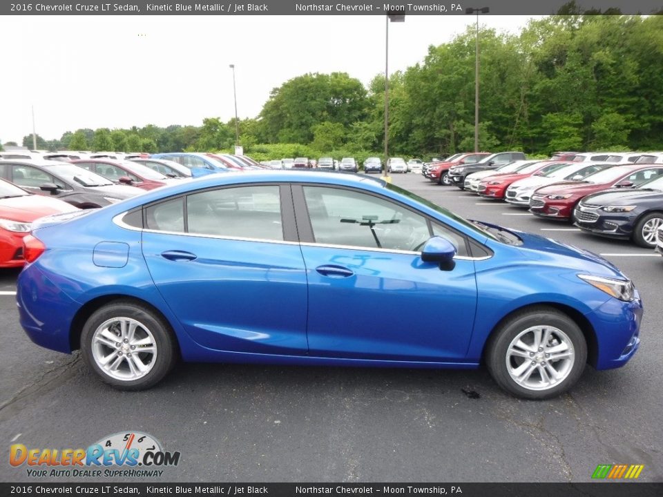 2016 Chevrolet Cruze LT Sedan Kinetic Blue Metallic / Jet Black Photo #4