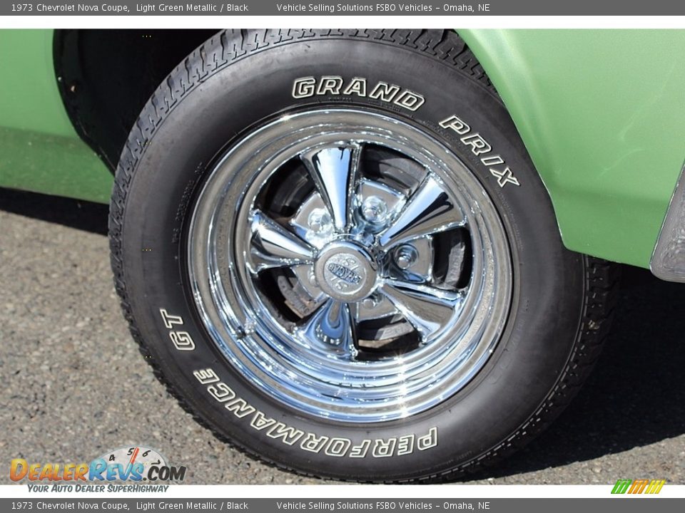 1973 Chevrolet Nova Coupe Light Green Metallic / Black Photo #22