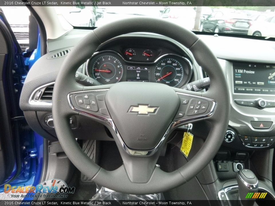 2016 Chevrolet Cruze LT Sedan Kinetic Blue Metallic / Jet Black Photo #17