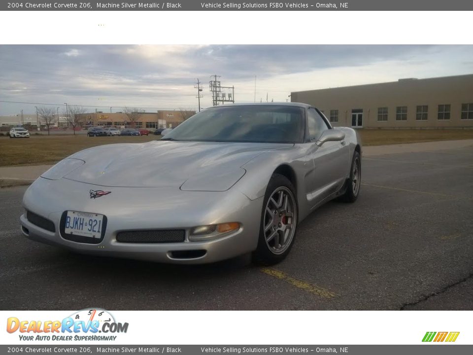 2004 Chevrolet Corvette Z06 Machine Silver Metallic / Black Photo #1