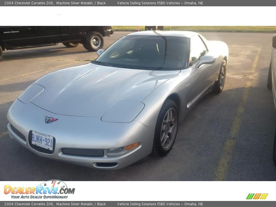 2004 Chevrolet Corvette Z06 Machine Silver Metallic / Black Photo #2