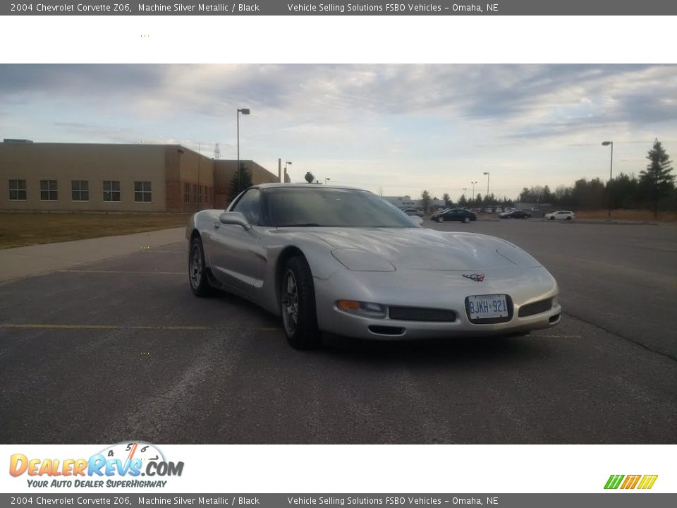 2004 Chevrolet Corvette Z06 Machine Silver Metallic / Black Photo #3