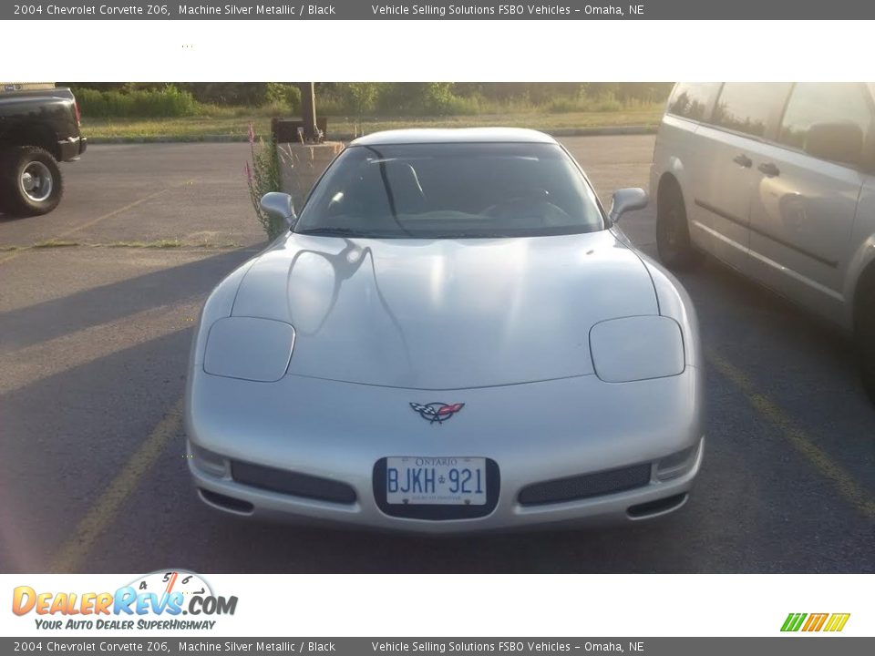 2004 Chevrolet Corvette Z06 Machine Silver Metallic / Black Photo #5