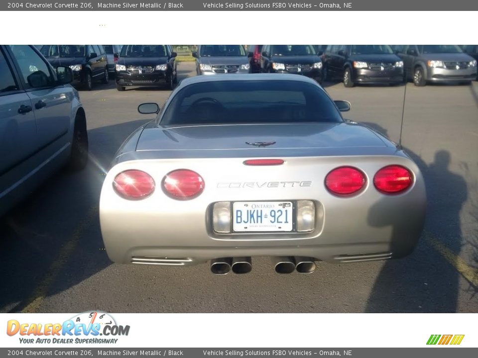 2004 Chevrolet Corvette Z06 Machine Silver Metallic / Black Photo #8