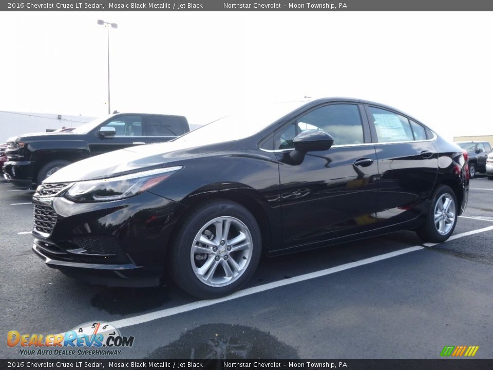 2016 Chevrolet Cruze LT Sedan Mosaic Black Metallic / Jet Black Photo #1