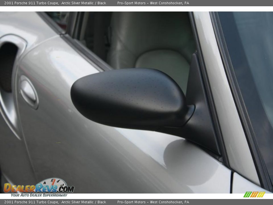 2001 Porsche 911 Turbo Coupe Arctic Silver Metallic / Black Photo #7