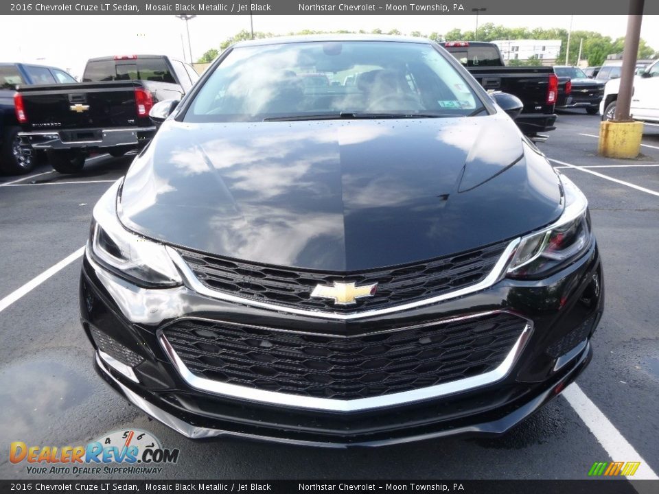 2016 Chevrolet Cruze LT Sedan Mosaic Black Metallic / Jet Black Photo #2