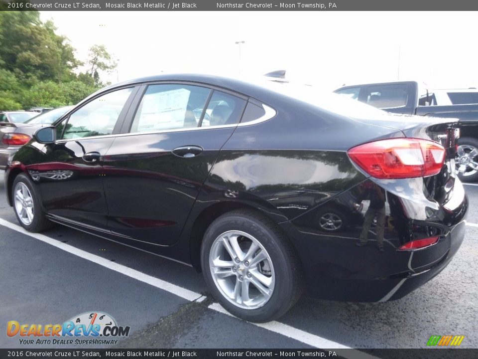 2016 Chevrolet Cruze LT Sedan Mosaic Black Metallic / Jet Black Photo #7