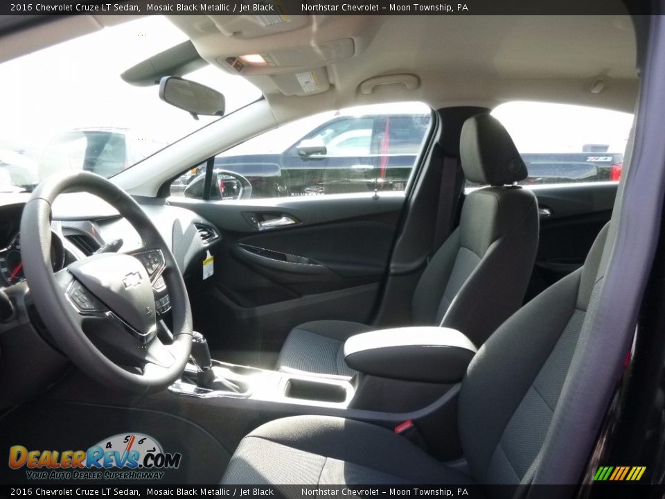 2016 Chevrolet Cruze LT Sedan Mosaic Black Metallic / Jet Black Photo #10
